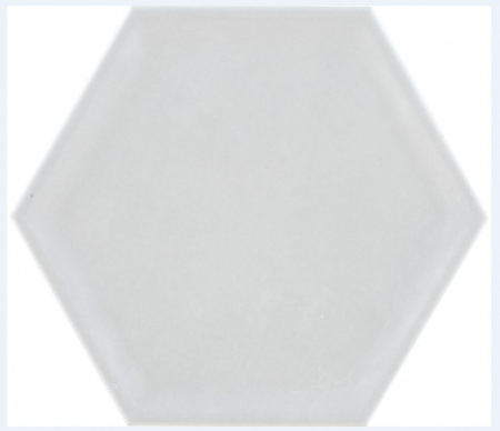 Porcelánico Hexagonal Cazorla Blanco Brillo 19.8x22.8 2