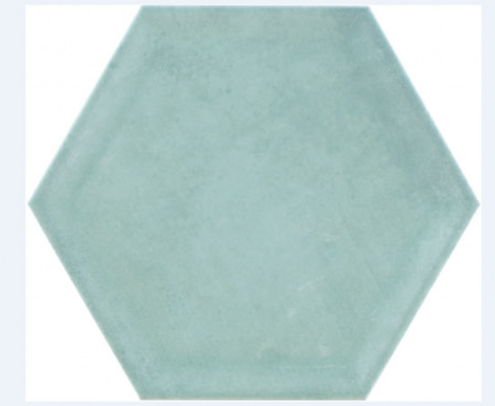 Porcelánico Hexagonal Cazorla Hierba Brillo 19.8x22.8 2