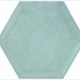 Porcelánico Hexagonal Cazorla Hierba Brillo 19.8x22.8 7