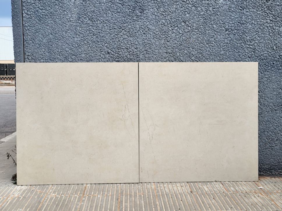 Porcelánico Rectificado Crema Natural Mate 90x90 ( Oferta )
