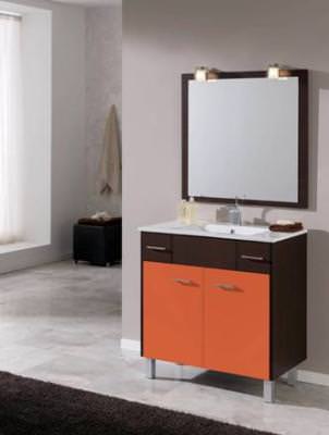 Mueble de baño Serie 80 Quadro Orange