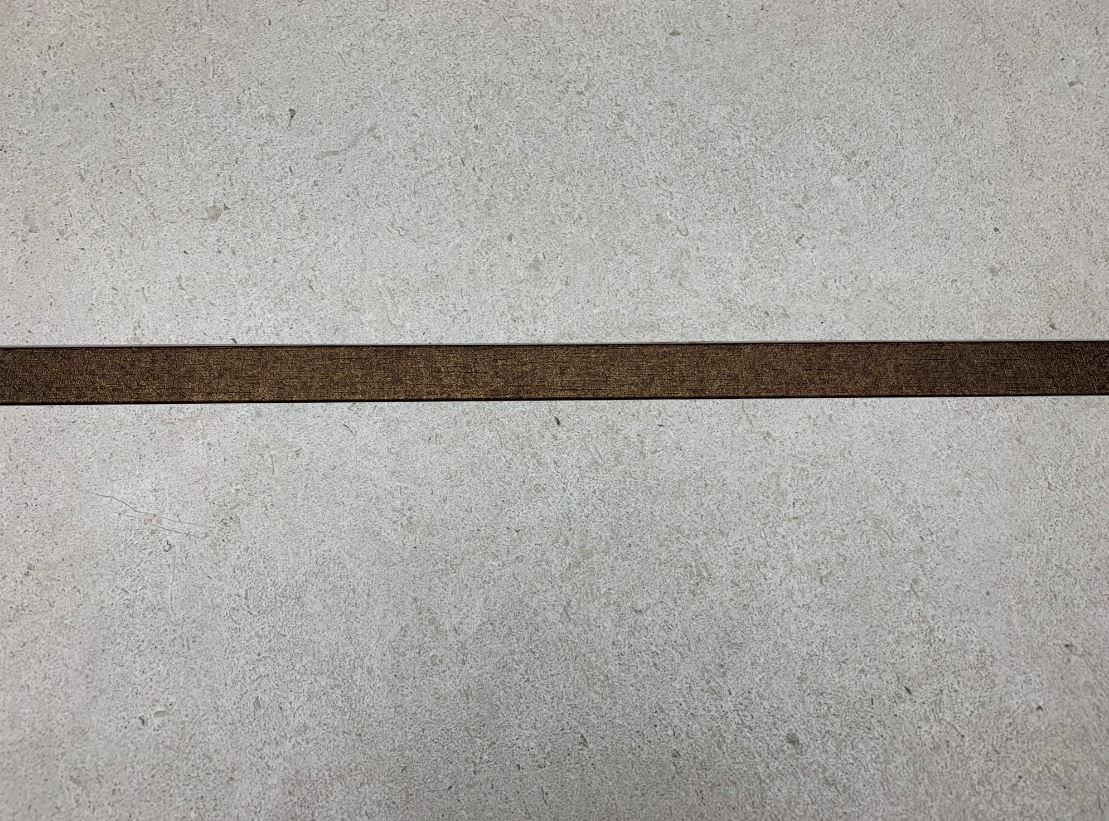 LISTELO ALUMINIO 25X12 BRONCE CLARO