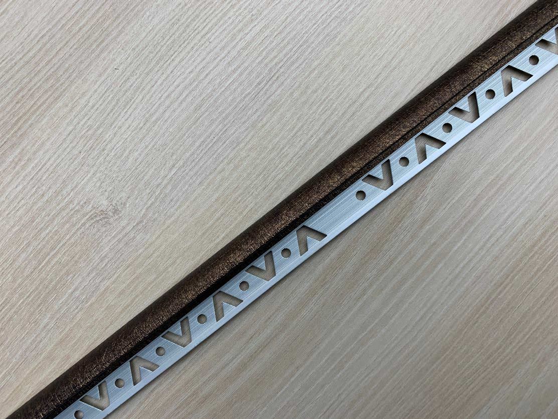 CANTONERA ALUMINIO 2,5 MTS BRONCE CLARO