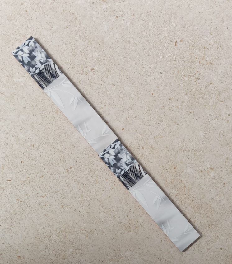 CENEFA FLOWER GRIS 5x25