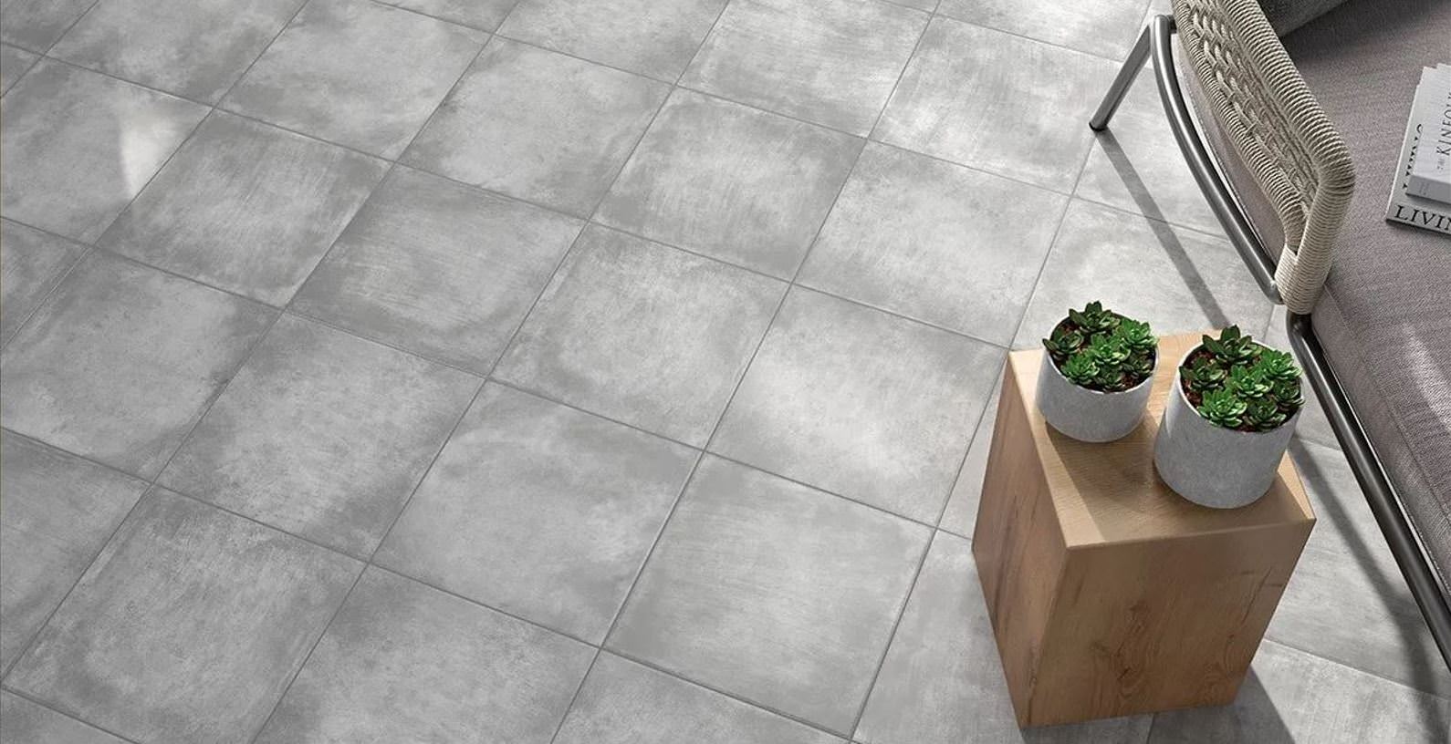 Gres Espesorado Javalambre Gris Antideslizante 33,3x33,3