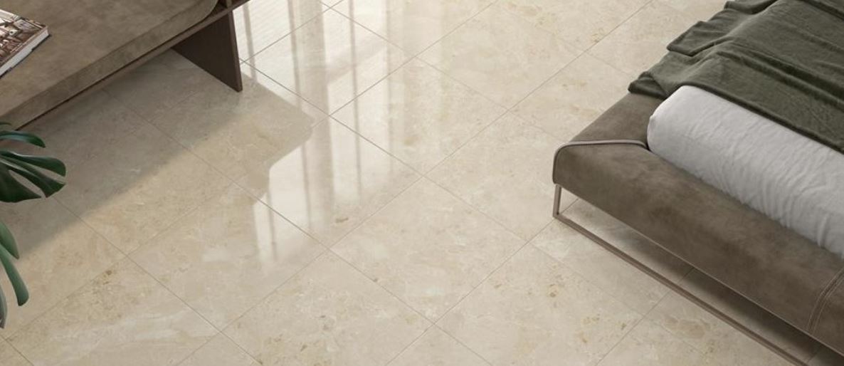 Gres Belcaire Crema Brillo 45x45
