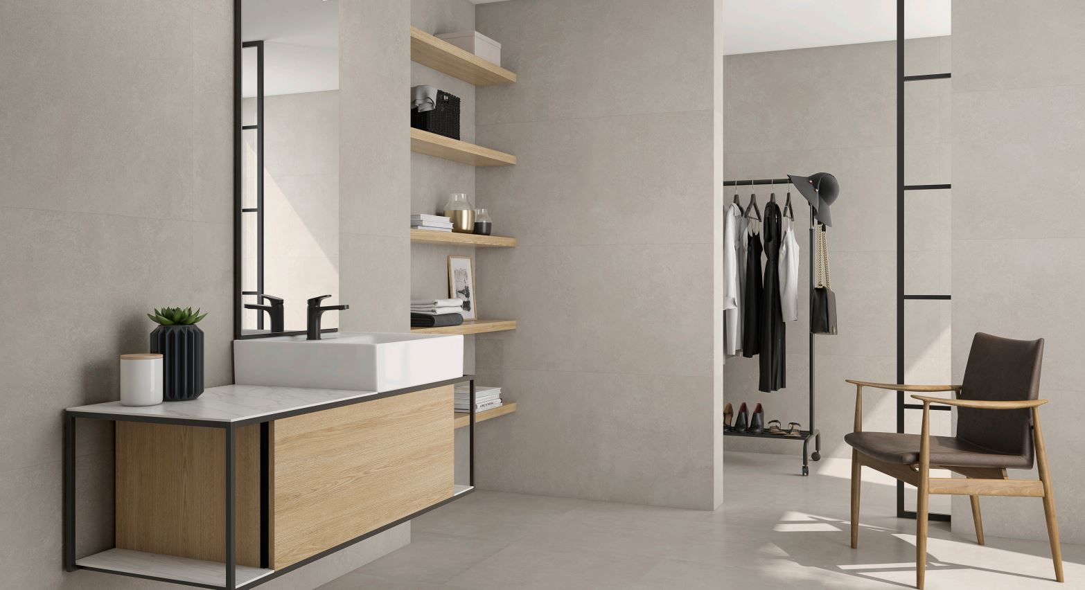 Porcelánico Rectificado Wonder Gris Mate 60x120