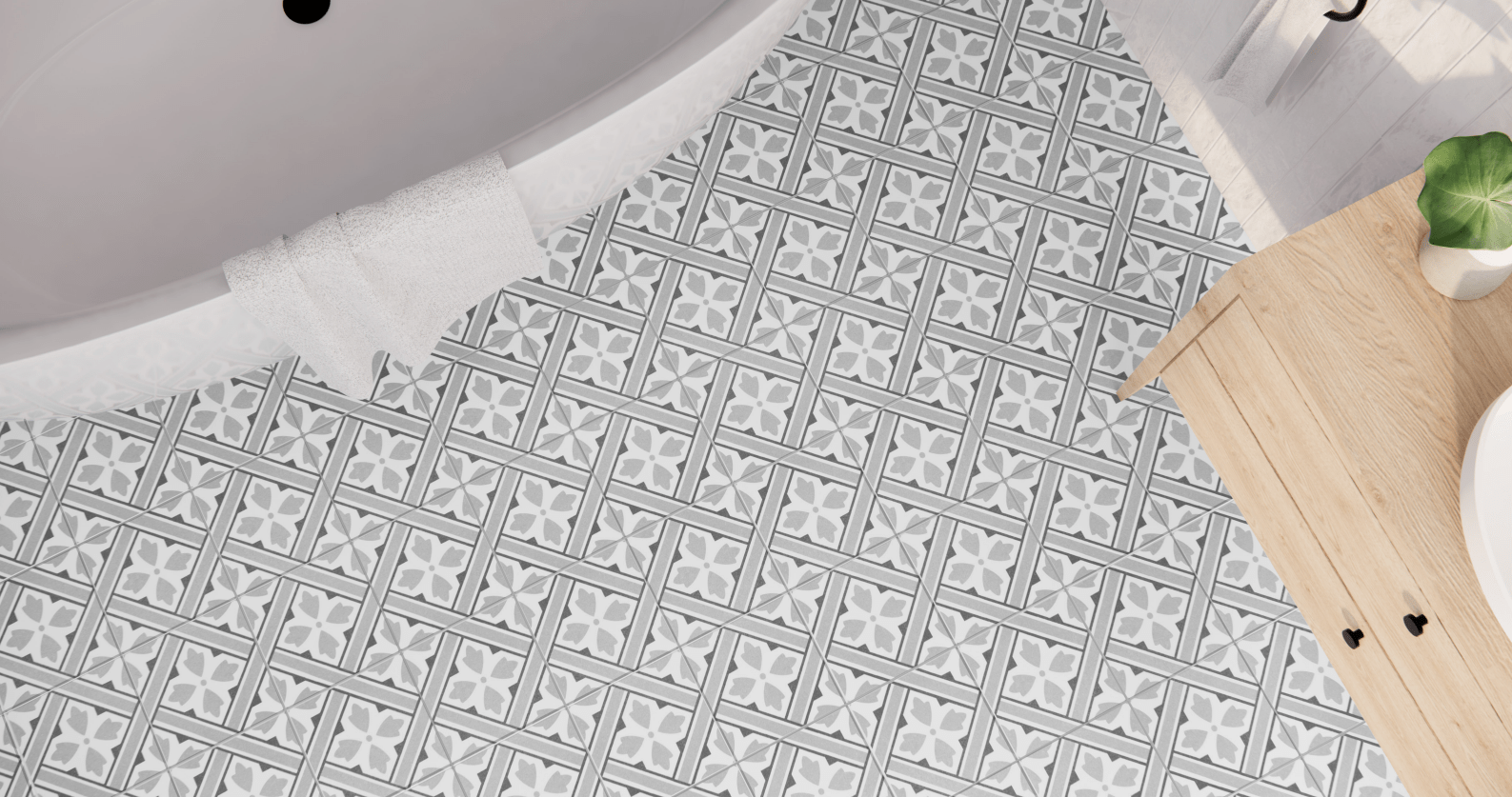 Porcelánico Howard Grey Mate 45x45