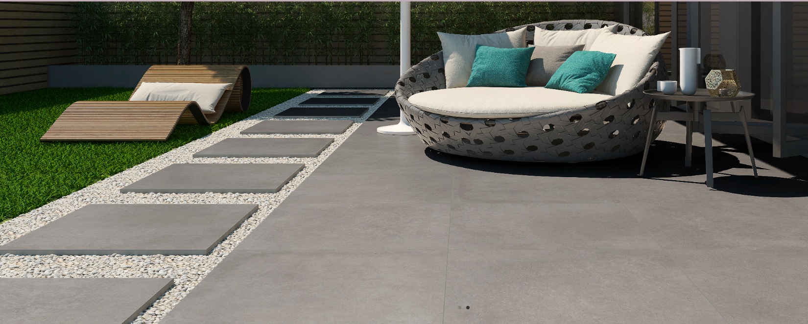 Porcelanico Rectificado Antideslizante Etna Gris 60x120x20mm