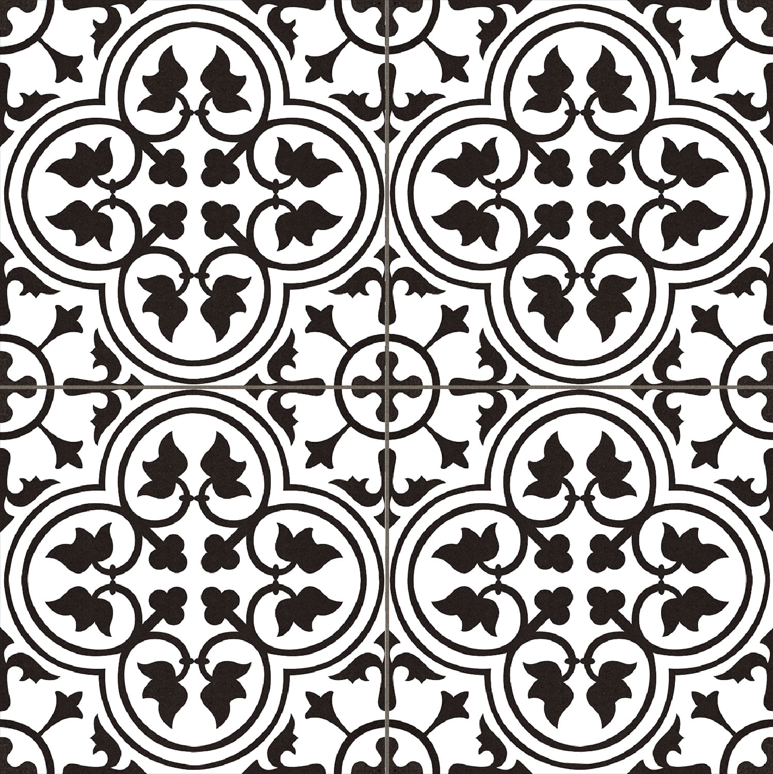Porcelánico Hampton Black Mate 45x45
