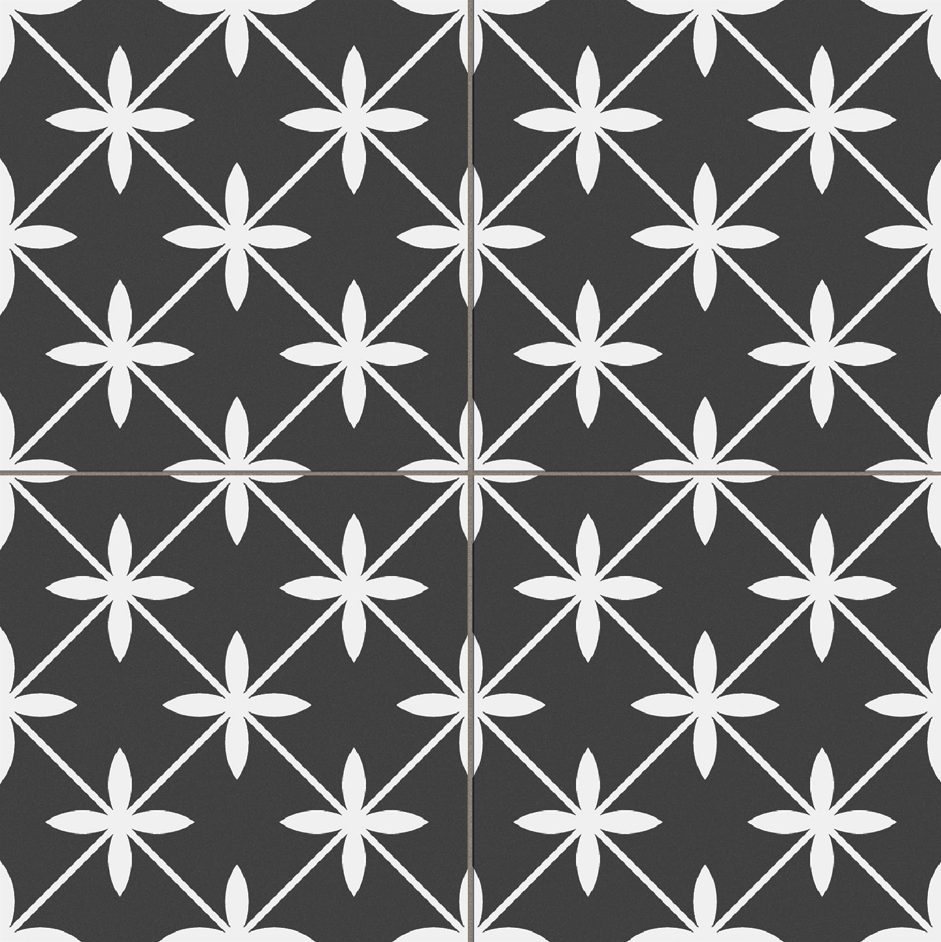 Porcelánico Star Black Mate 45x45