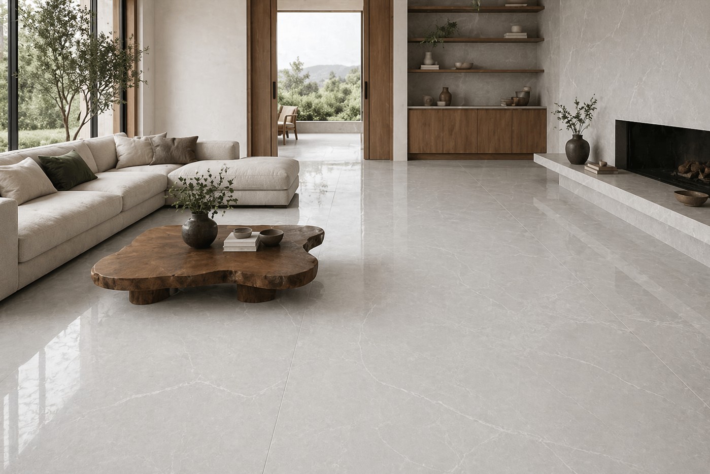 Porcelánico Rectificado Blade Perla Mate 100x100