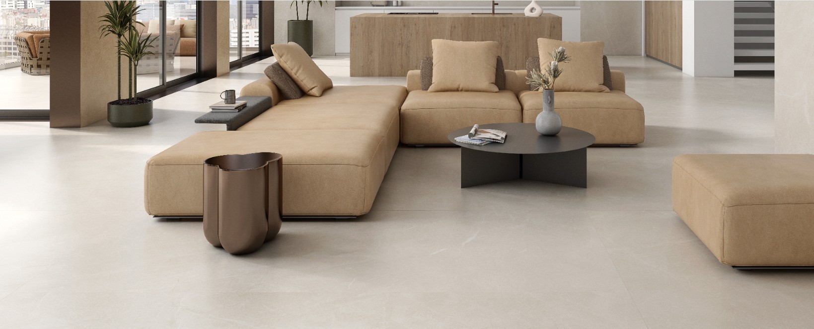 Porcelánico Rectificado Sun Sand Pulido 60x60