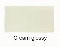 H.M CREAM GLOSSY 7.5X15