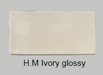 H.M IVORY GLOSSY 7.5X15