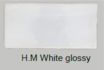 H.M WHITE GLOSSY 7.5X15