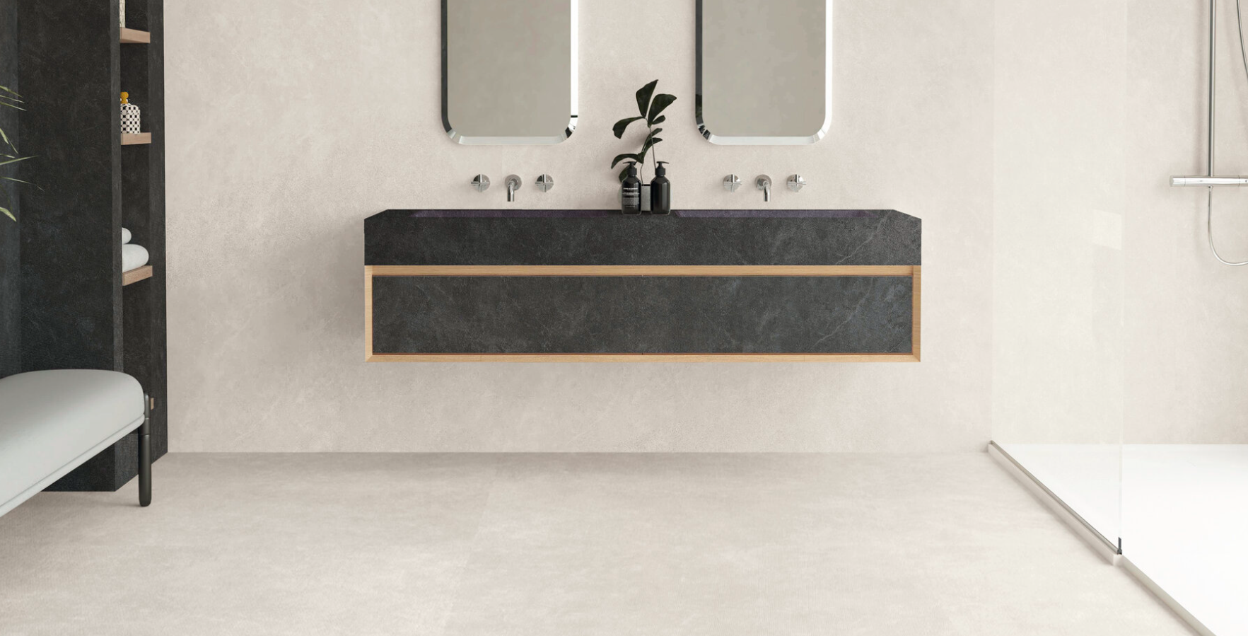 Porcelánico Rectificado Toga Grey Mate Comercial 80x80